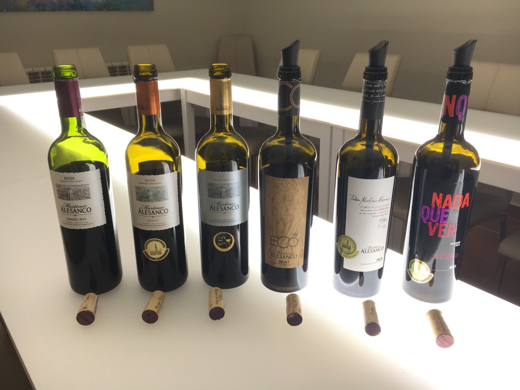 Enoturismo, cata de vinos Martinez Alesanco Rioja