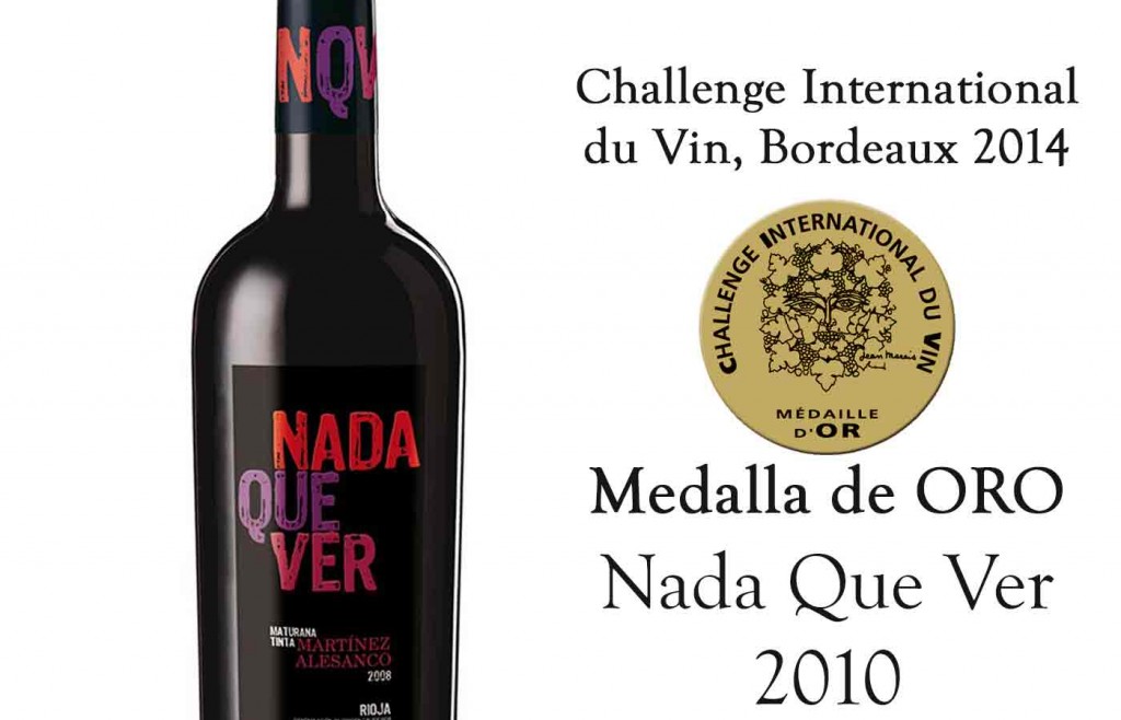 medalla de oro nada que ver challenge international du vin 2014